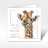 Glückwunschkarten lachende Giraffe