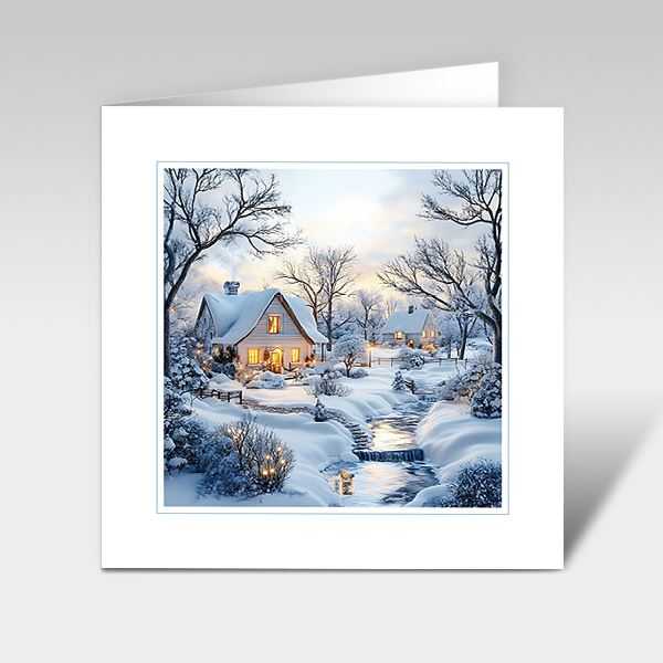Glückwunschkarte "Wintergrüsse" 01