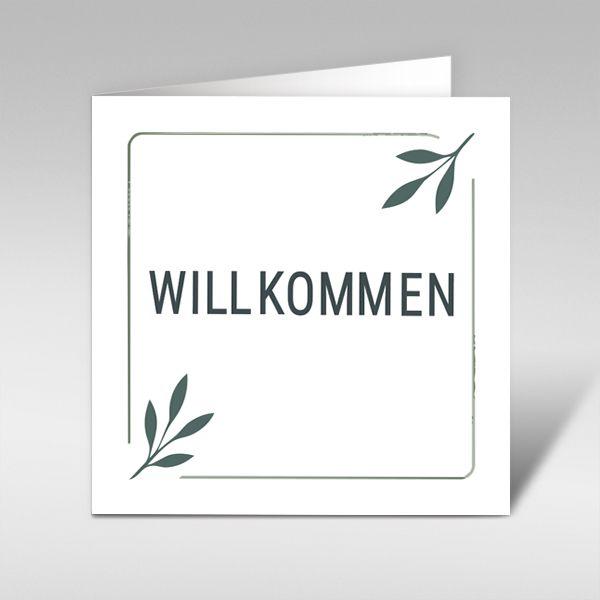 Willkommenskarte 
