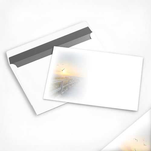 Trauer-Kuvert Lebensweg