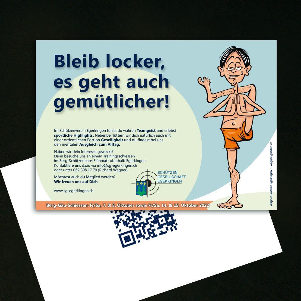 Flyer A5 mit QR-Code