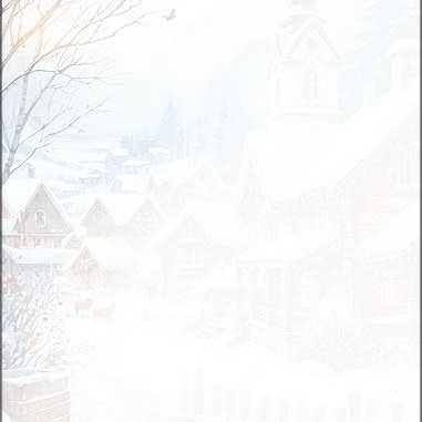 Weihnachtsbriefpapier "Bergdorf-Romantik"