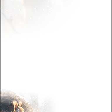 Weihnachtsbriefpapier Eichhörnchen