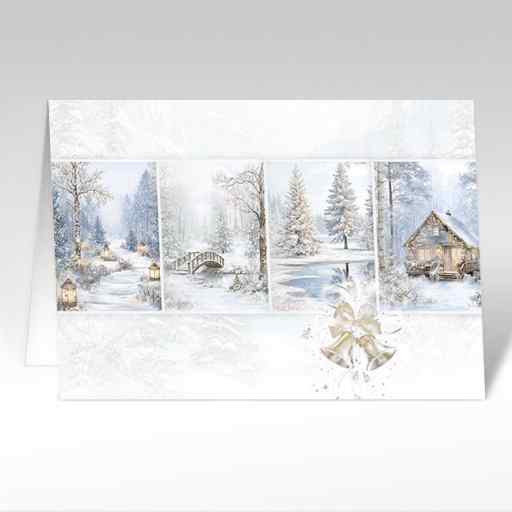 Weihnachtskarten "kombinierte Winterlandschaften"
