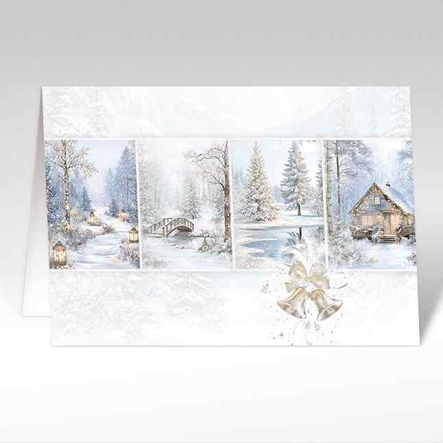 Weihnachtskarten "kombinierte Winterlandschaften"
